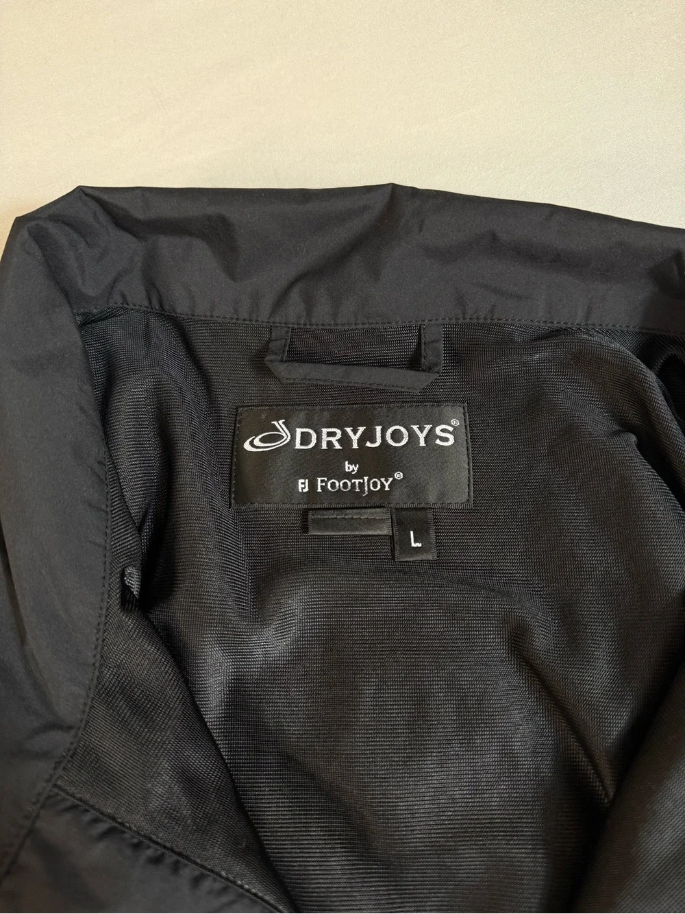 FootJoy DryJoys Golf Rain Pullover Mens L Waterproof Wind Short Sleeve - Picture 8 of 10